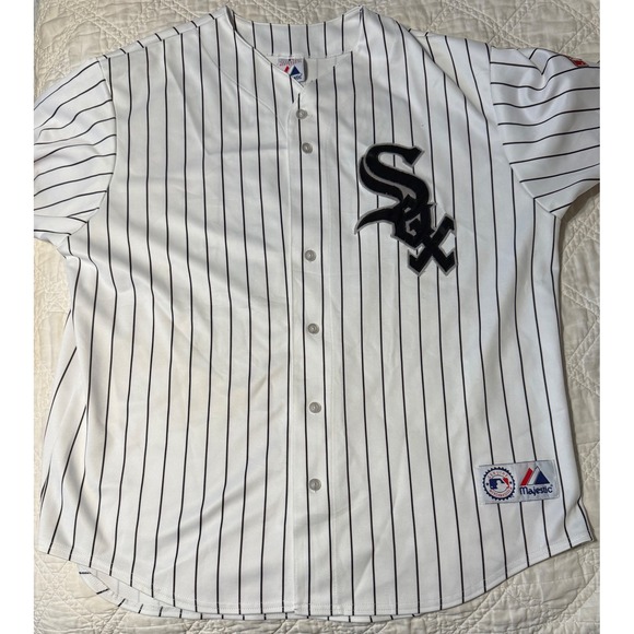 Majestic Other - Majestic Chicago white Sox Jersey Mens XL Konerko 2005 World Series Pinstripe